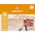 Papel Dibujo CANSON Basik A4 Recuadro 130 g. Pack x10 Hojas