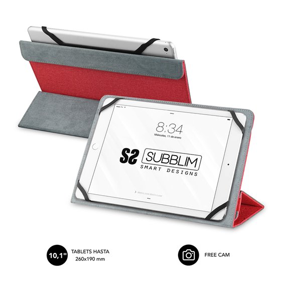 Funda Tablet Freecam Case 10,1" Red