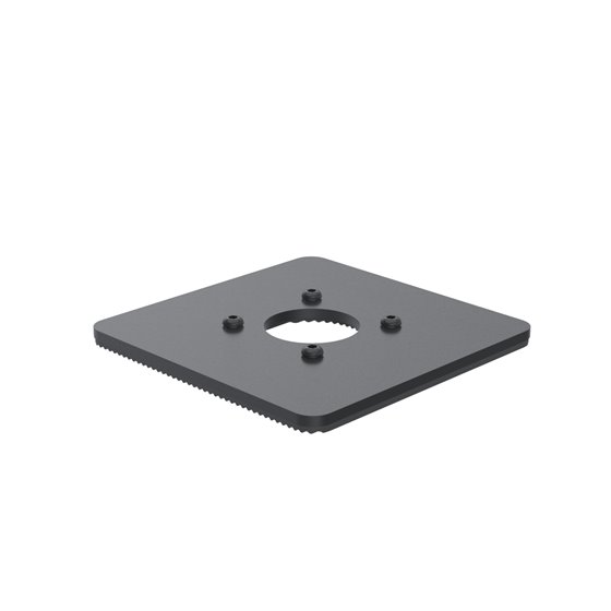 SpacePole POS SPM144-02 accesorio para terminal de punto de venta Base POS Negro Metal