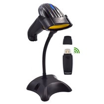 EW3430 lector de código de barras Lector de códigos de barras portátil 1D LED Negro