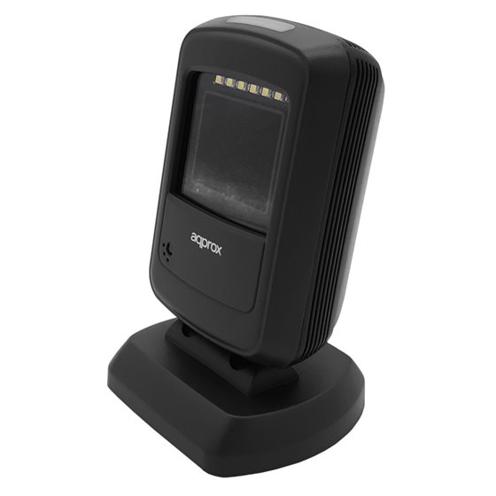 appLS07DESK Lector de códigos de barras fijo 1D/2D CMOS Negro, Gris