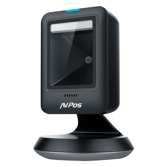 AVP-630-2D lector de código de barras Lector de códigos de barras fijo 1D/2D CMOS Negro