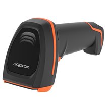 appLS24 Lector de códigos de barras portátil 1D/2D Negro, Naranja