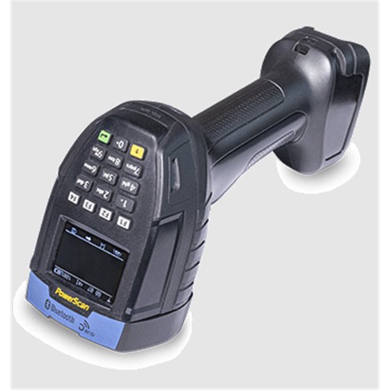 PowerScan PBT9600 RFID Lector de códigos de barras portátil 1D/2D Lineal Azul oscuro