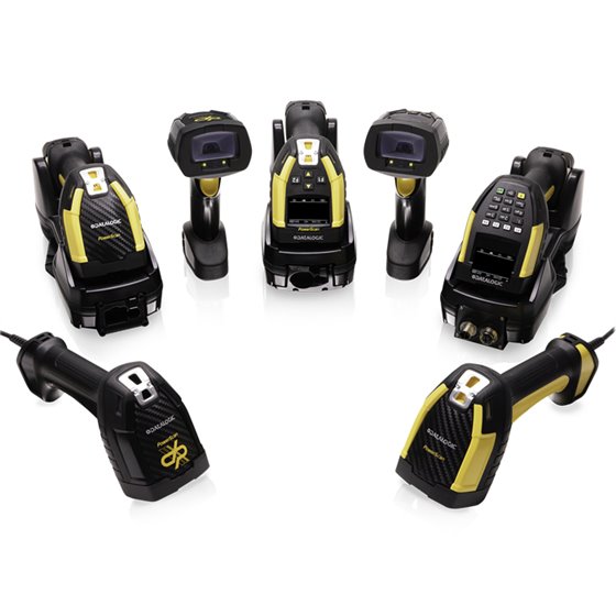 PM9600-DKAR433RB lector de código de barras Lector de códigos de barras portátil 1D/2D Negro, Amarillo