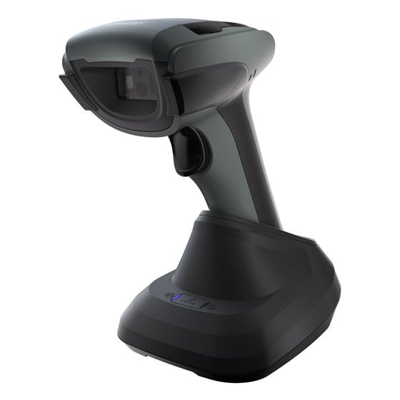 350-BT Lector de códigos de barras portátil 1D/2D CMOS Negro, Gris