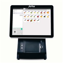 AVP-K6000B-I5-8128P Terminal Punto Venta (TPV) 38,1 cm (15") 1024 x 768 Pixeles Pantalla táctil