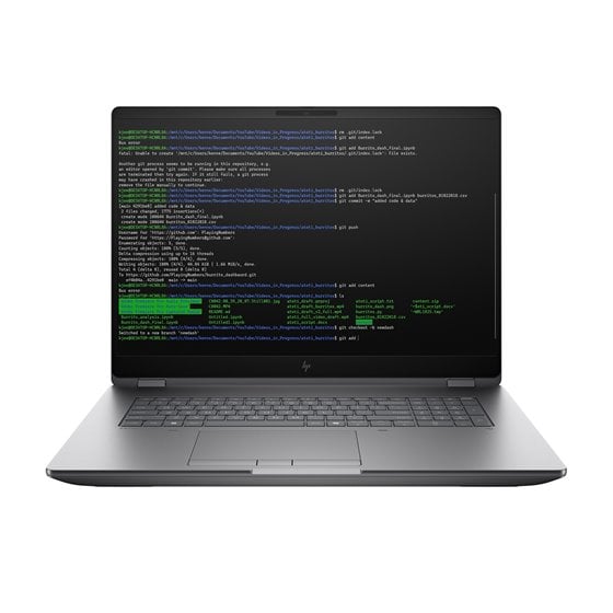 ZBook Fury G1i 18 inch Mobile Workstation PC Wolf Pro Security Edition - Data Science Intel Core Ultra 9 285HX 45,7 cm (18") WQX