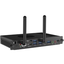 OPC51204BC-1 PCs/estación de trabajo Intel® Core™ i5 i5-12450H 8 GB DDR4-SDRAM 256 GB SSD Windows 11 IoT Enterprise Mini PC Negr