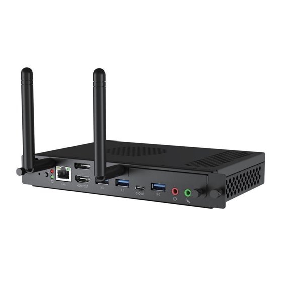 OPS72A-I5 PCs/estación de trabajo Intel® Core™ i5 16 GB DDR4-SDRAM 256 GB SSD Mini PC Negro