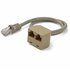 Cable Adaptador Divisor Splitter RJ45 2 a 1 - Hembra a Macho - Divisor Splitter para Cable de Red Ethernet RJ45