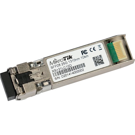 XS+31LC10D red modulo transceptor Fibra óptica 25000 Mbit/s SFP28 1310 nm