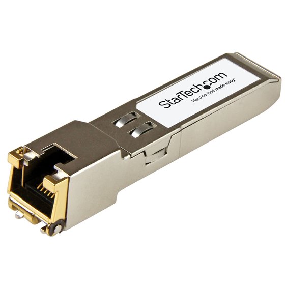Módulo Transceptor SFP+ Compatible con el Modelo AR-SFP-10G-T de Arista Networks - 10GBASE-T - SFP+ a RJ45 Cat6 / Cat5e - SFP+ E
