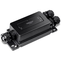 TI-BE200 ampliador de red Transmisor y receptor de red Negro 10, 100, 1000 Mbit/s