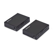 Juego Extensor de Ethernet VDSL2 por Cable de Par Sencillo - Hasta 1km - Alargador de Red Ethernet LAN por Cable RJ11/CAT5e/6 - 