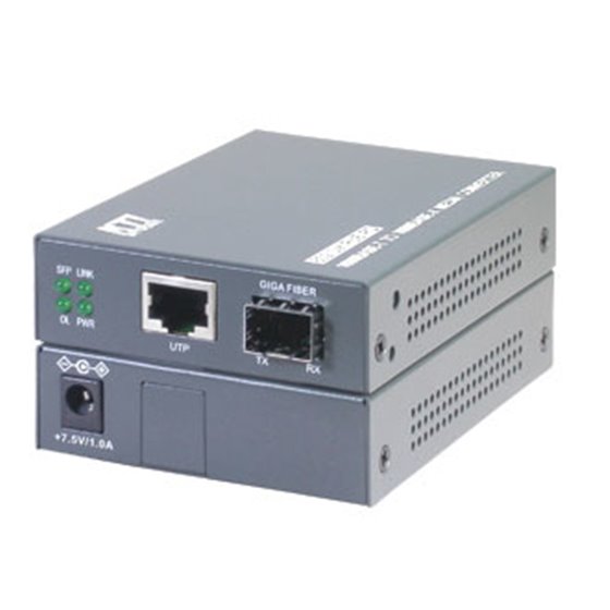 KGC-352 convertidor de medio 1000 Mbit/s 1310 nm Monomodo Gris