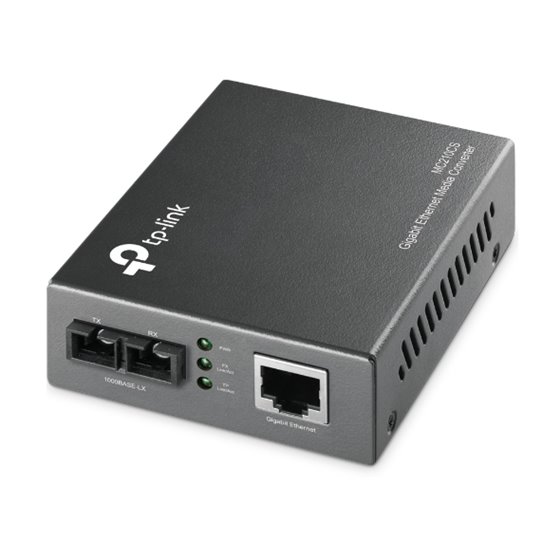 MC210CS convertidor de medio 1000 Mbit/s 1310 nm Monomodo Negro