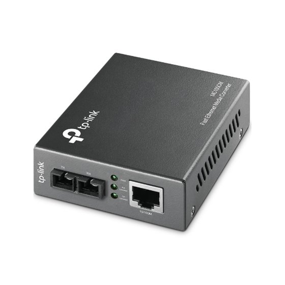 MC100CM convertidor de medio 100 Mbit/s 1310 nm Multimodo Negro