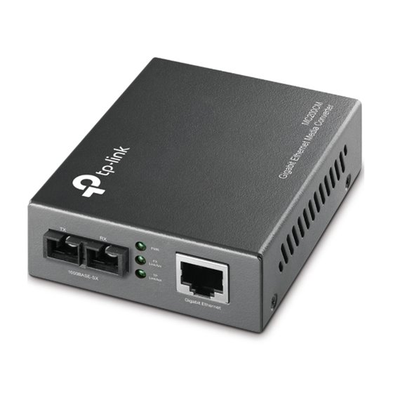 MC200CM convertidor de medio 1000 Mbit/s 850 nm Multimodo Negro