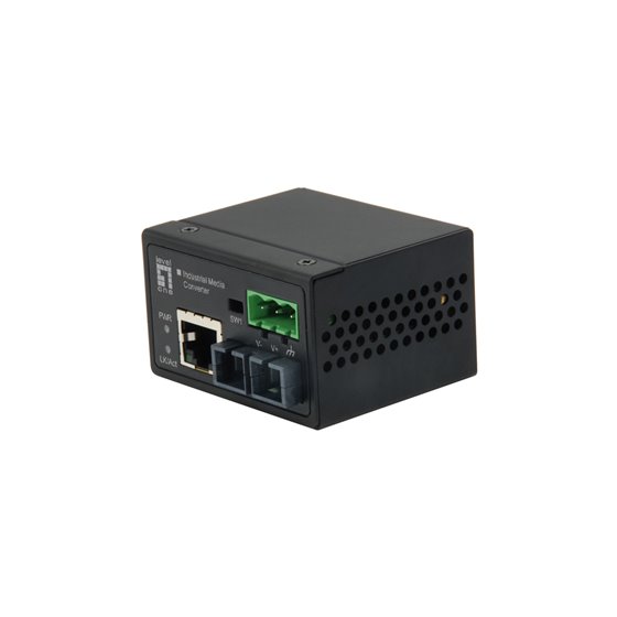 IEC-4301 convertidor de medio 100 Mbit/s Monomodo Negro