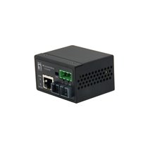IEC-4301 convertidor de medio 100 Mbit/s Monomodo Negro