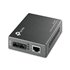 MC110CS convertidor de medio 100 Mbit/s 1310 nm Monomodo Negro