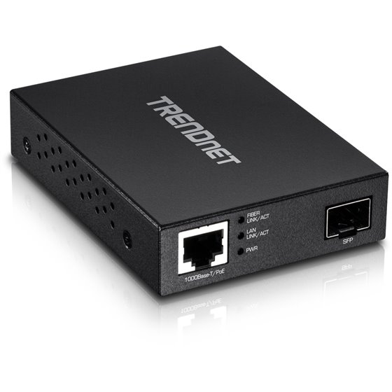 TFC-PGSFP convertidor de medio 2000 Mbit/s Negro