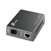 MC112CS convertidor de medio 100 Mbit/s Monomodo Negro