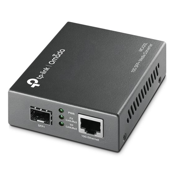 Omada MC420L convertidor de medio 10000 Mbit/s Multimodo, Monomodo Negro