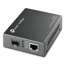 Omada MC420L convertidor de medio 10000 Mbit/s Multimodo, Monomodo Negro