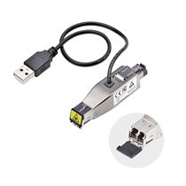 Mini Conversor de Medios de Fibra Óptica Gigabit a Ethernet RJ45 - de Fibra Monomodo (10km) o Multimodo (800m) - Alimentado por 