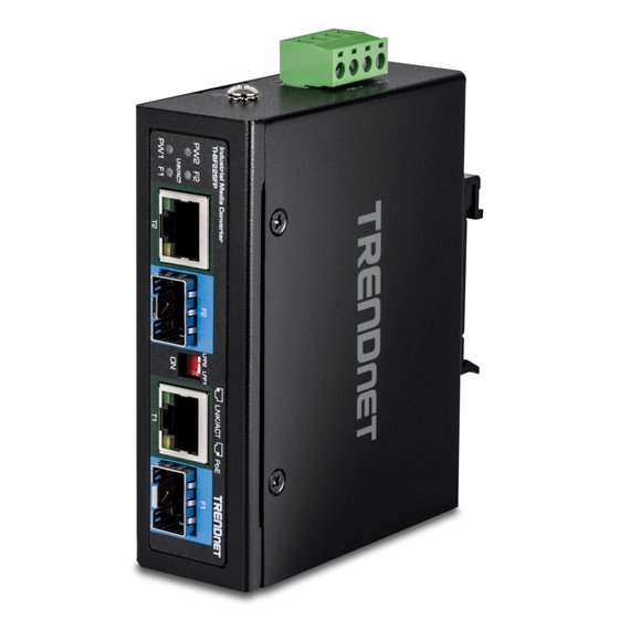 TI-BF22SFP convertidor de medio 1000 Mbit/s Negro