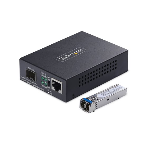MCM1110SMLC40 convertidor de medio 2000 Mbit/s 1310 nm Monomodo Negro
