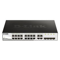 DGS-1210-16 switch Gestionado L2 Gigabit Ethernet (10/100/1000) 1U Negro