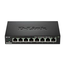 DES-108 switch No administrado L2 Gigabit Ethernet (10/100/1000) Escritorio Negro