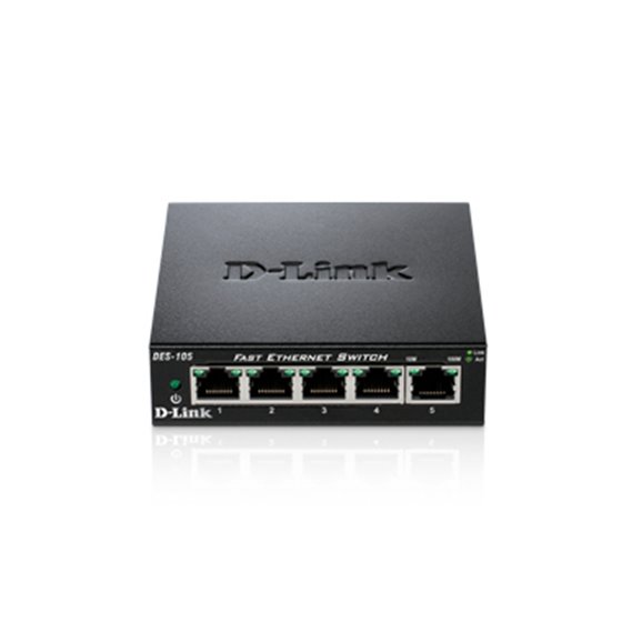 DES-105 switch No administrado Negro