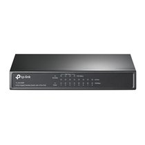 TL-SG1008P Gestionado Gigabit Ethernet (10/100/1000) Energía sobre Ethernet (PoE) Gris