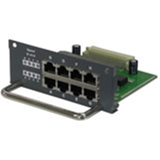 8-port fast ethernet module for 3+2 slot modular switch