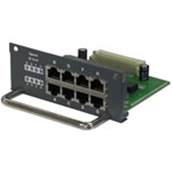 8-port fast ethernet module for 3+2 slot modular switch