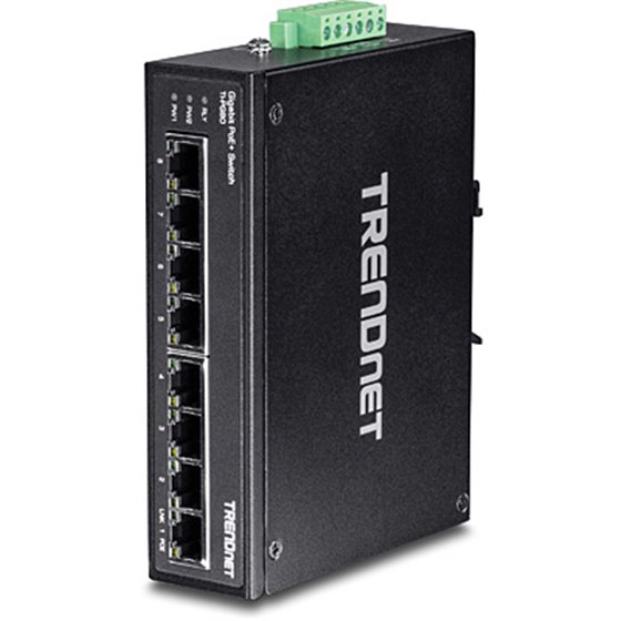 TI-PG80 switch No administrado L2 Gigabit Ethernet (10/100/1000) Energía sobre Ethernet (PoE) Negro