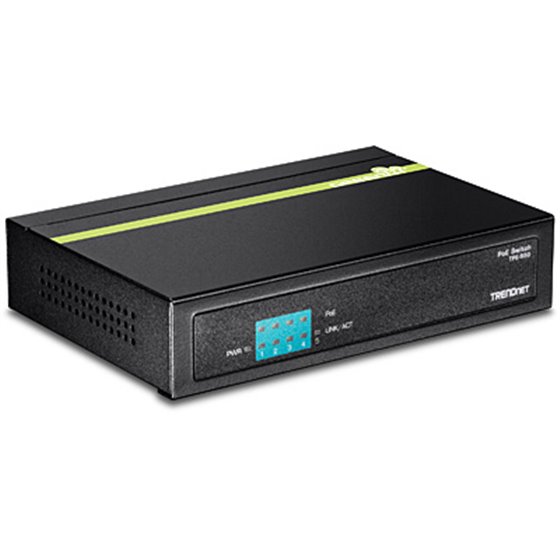 TPE-S50 switch No administrado L2 Fast Ethernet (10/100) Energía sobre Ethernet (PoE) Negro