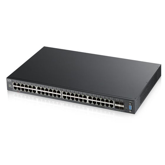 XGS2210-52 Gestionado L2 Gigabit Ethernet (10/100/1000) 1U Negro