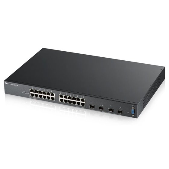 XGS2210-28 Gestionado L2 Gigabit Ethernet (10/100/1000) 1U Negro