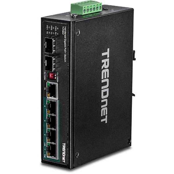 TI-PG62 switch No administrado Gigabit Ethernet (10/100/1000) Energía sobre Ethernet (PoE) Negro