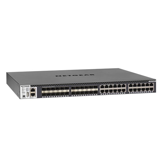 M4300-24X24F Gestionado L2/L3/L4 10G Ethernet (100/1000/10000) 1U Negro