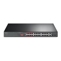 TL-SL1226P No administrado Gigabit Ethernet (10/100/1000) Energía sobre Ethernet (PoE) 1U Gris