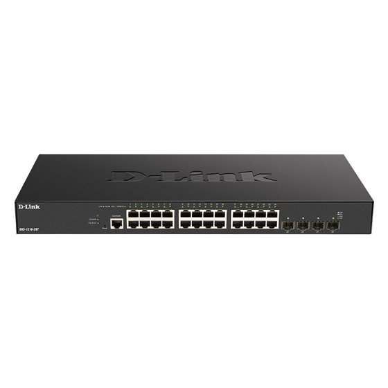 DXS-1210-28T switch Gestionado L2/L3 10G Ethernet (100/1000/10000) 1U Negro