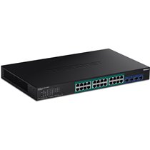 TPE-30284 switch Gestionado L2/L4 Gigabit Ethernet (10/100/1000) Energía sobre Ethernet (PoE) 1U Negro