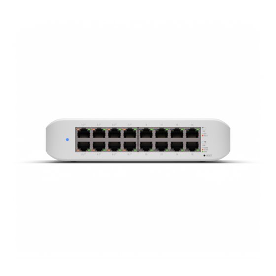 UniFi Switch Lite 16 PoE L2 Gigabit Ethernet (10/100/1000) Energía sobre Ethernet (PoE) Blanco