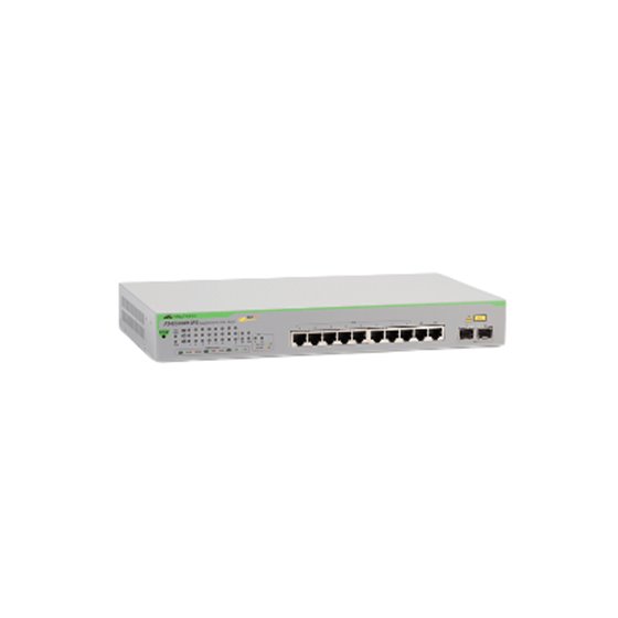 GS950/10PS Gestionado Gigabit Ethernet (10/100/1000) Energía sobre Ethernet (PoE) Verde, Gris